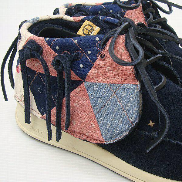 14SS VISVIM FBT GEO PATCHWORK 9 ネイビー 紺 今期 新作 パッチワーク