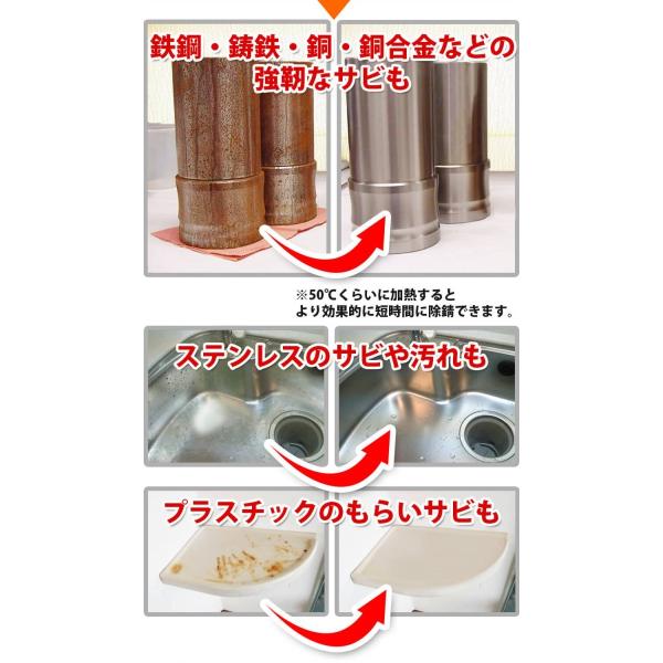 強力サビ取り剤 中性サビバスターズ 濃縮タイプ 4kg 錆落し 錆除去 錆