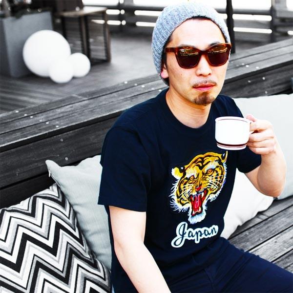 【COOGI】Tiger 刺繍 Tシャツ☆L☆ブラック