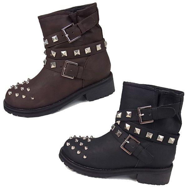 スタッズ カスタム ショートエンジニアブーツ チペワエンジニア 通称