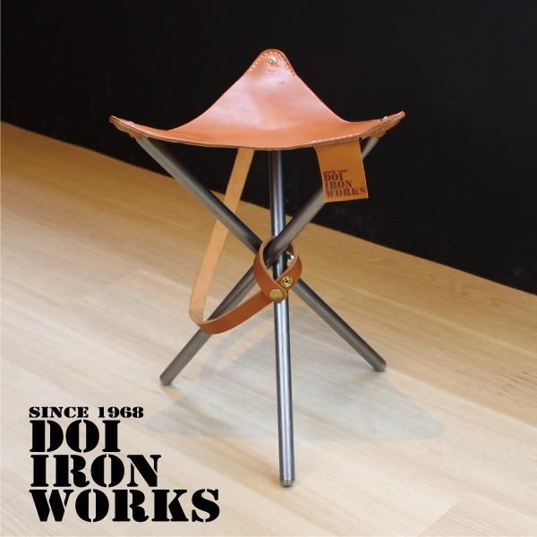 ハンティングチェア オシャレ レザー 牛革 折り畳み式 アウトドア 椅子