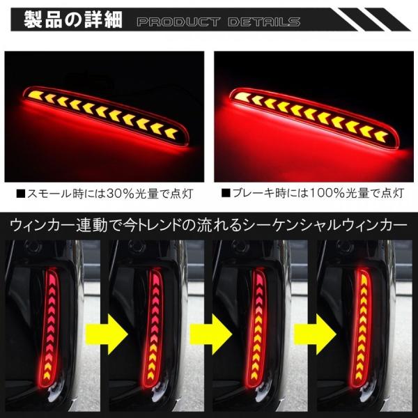 LEGANCE 汎用LEDリフレクター シーケンシャル - 自動車パーツ