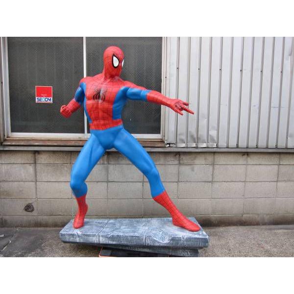 スパイダーマンビッグ攻撃【クモの糸】 等身大フィギュア ※ 大型