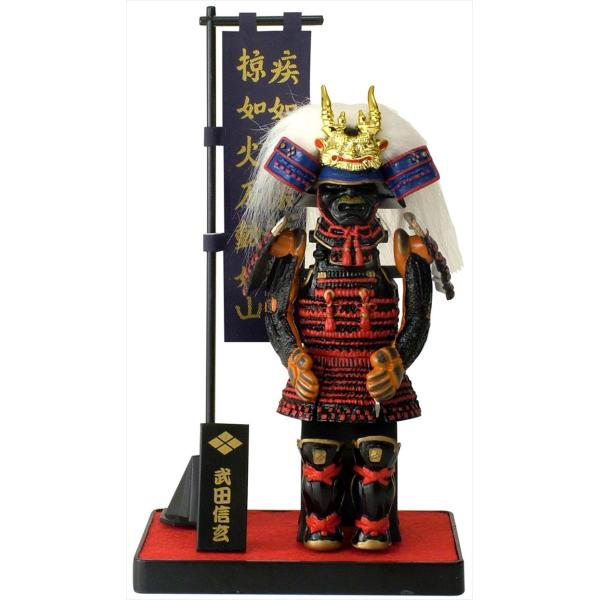 武田信玄　博多焼　博多人形　置物　骨董　希少　武将　武士　武者　戦国 生野四郎 博多人形『武田信玄』 | 東京書芸館公式通販ウェブ