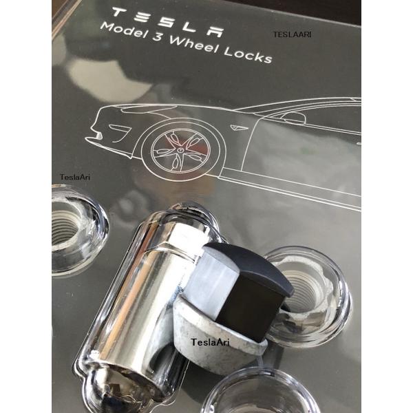 TESLA Model S/X/3 Wheel Lock Set テスラ モデルS/X/3 ホイール