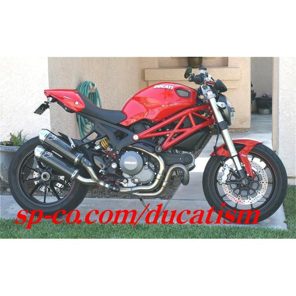 ドゥカティ モンスター1100EVO用 カーボンマフラー（ドゥカティ