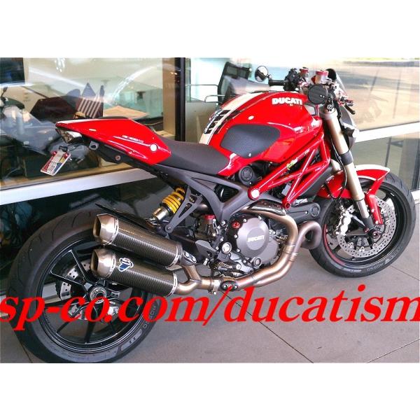 テルミニョーニ モンスター 1100 EVO スリップオン カーボンサイレンサー DUCATI Monster RACING ヒートガード付属  /【Buyee】