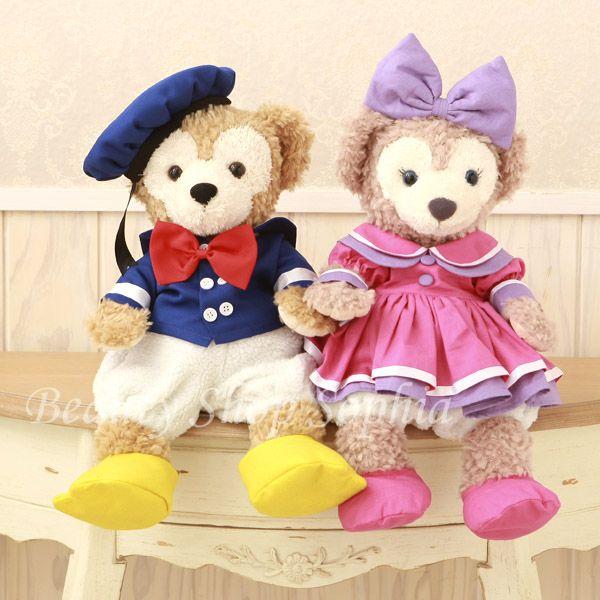 ダッフィーシェリーメイコスチューム（ハンドメイドぬいぐるみ服） ダッフィーシェリーメイコスチューム（ハンドメイドぬいぐるみ服