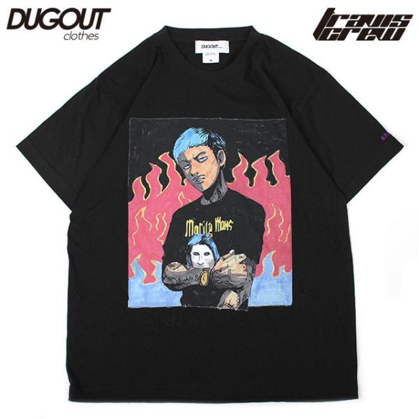 TRAVIS CREW X DUGOUT X JUN INAGAWA 青頭 SS TEE ダグアウト