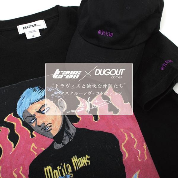 TRAVIS CREW X DUGOUT X JUN INAGAWA 青頭 SS TEE ダグアウト