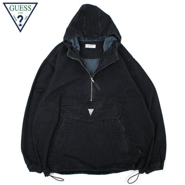 GUESS デニム アノラック ゲスグリーンレーベル パーカー