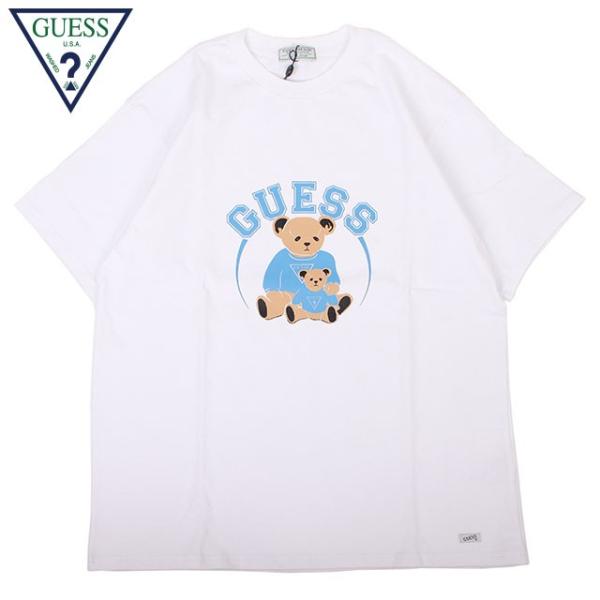 GUESS GREEN LABEL GUESS BEAR SS TEE ゲス 緑ロゴ ゲスベアー 半袖 T