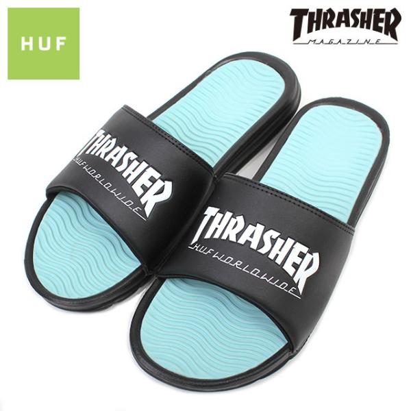 HUF X THRASHER SLIDE ハフ スラッシャー シャワー サンダル スライド