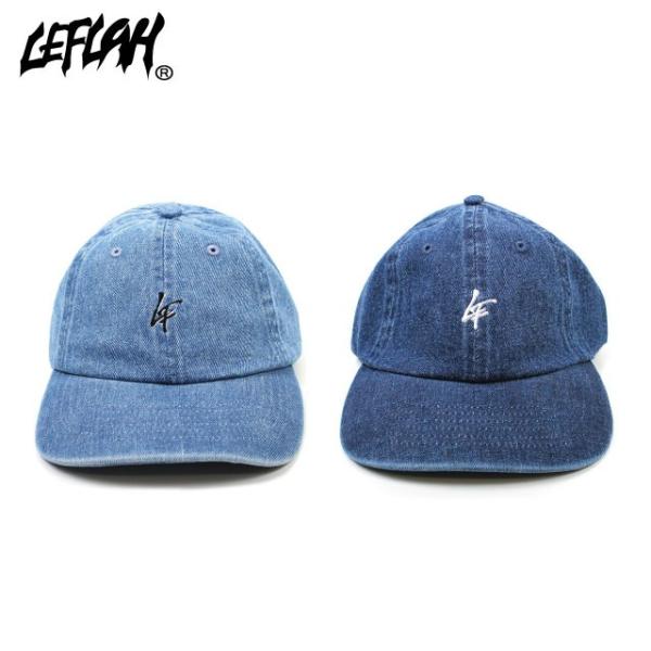 LEFLAH GANG LOGO CAP DENIM レフラー デニム キャップ 帽子 /【Buyee】