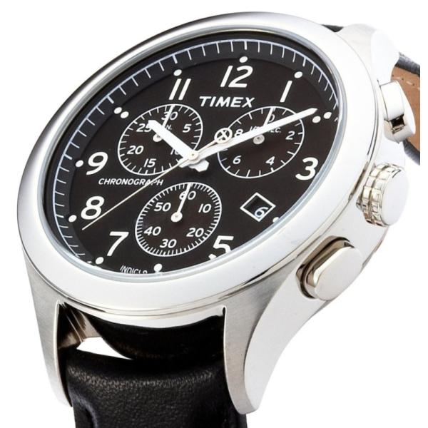TIMEX ふさわしく タイメックス メンズ 腕時計 黒 ブラック T49865 timex