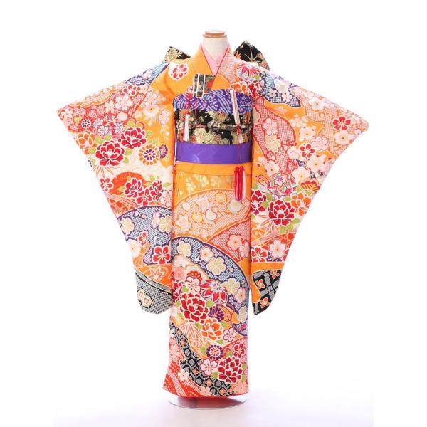 七五三 7歳正絹着物セット 18ー7 七五三 着物 7歳 フルセット 七五三