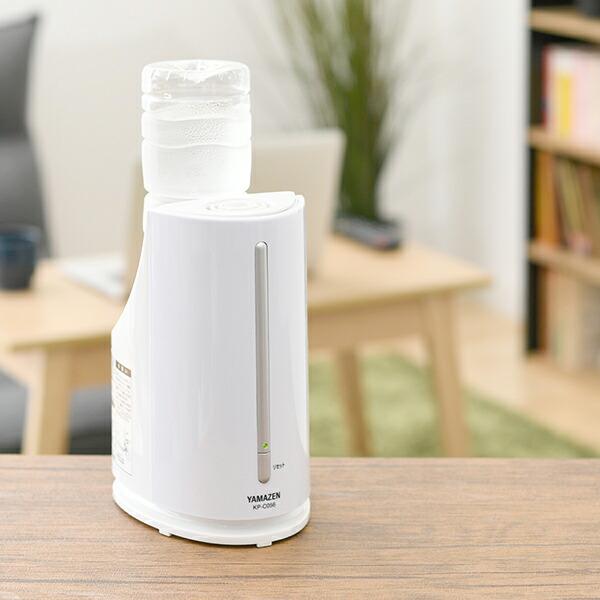 山善YAMAZEN スチームファン式加湿器　KSF-L30 dショッピング |加湿器 スチームファン式加湿器 上部給水 360度ノズル