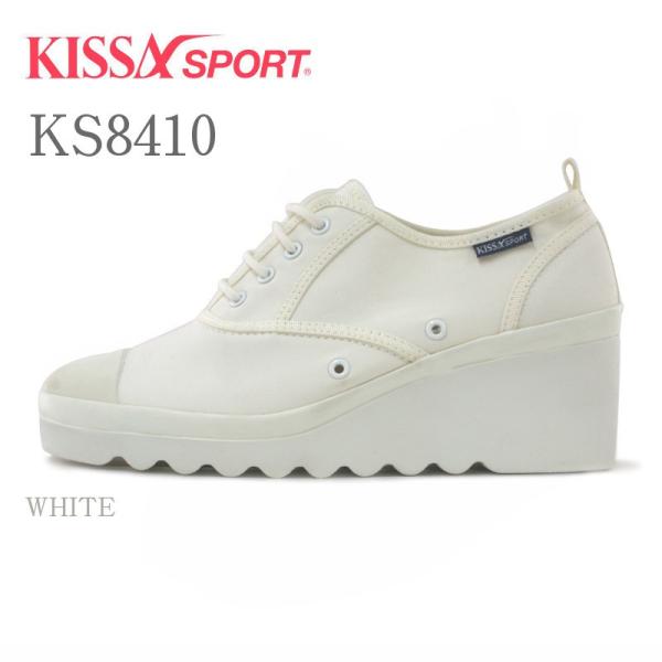KissA様 キサスポーツ KISSA SPORT KS8410 WHITE 厚底スニーカー