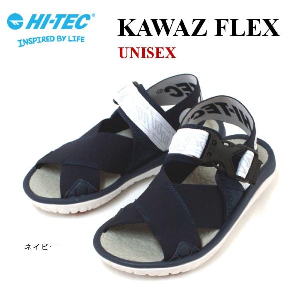 ハイテック HI-TEC サンダル カワズフレックス KAWAZ FLEX ブラック