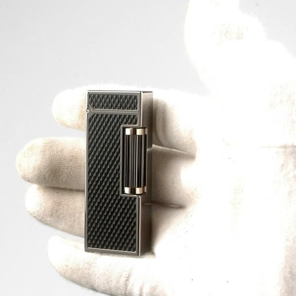 dunhil ダンヒルライター rlg3325 ダイヤモンドパターン ブラック 