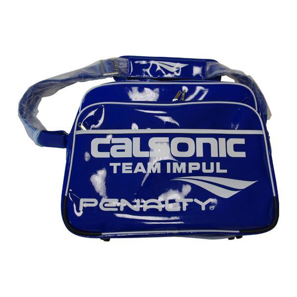 公式 CALSONIC TEAM IMPUL カルソニック エナメルバッグ-