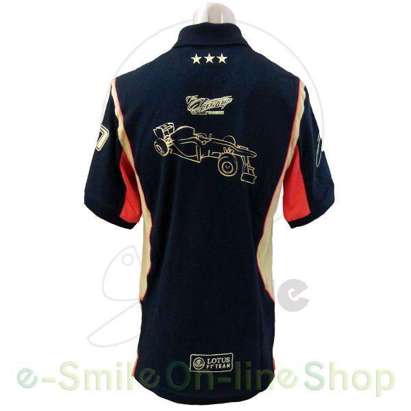 LOTUS F1 TEAM ( ロータスF1 チーム) 2013 キミ・ライコネンライフスタイルポロシャツ/【Buyee】