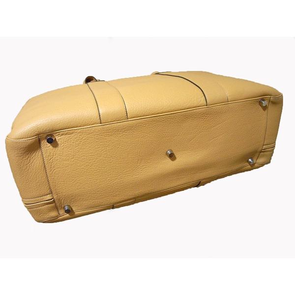 Brioni ブリオーニボストンバッグカーフスキンライトキャメル