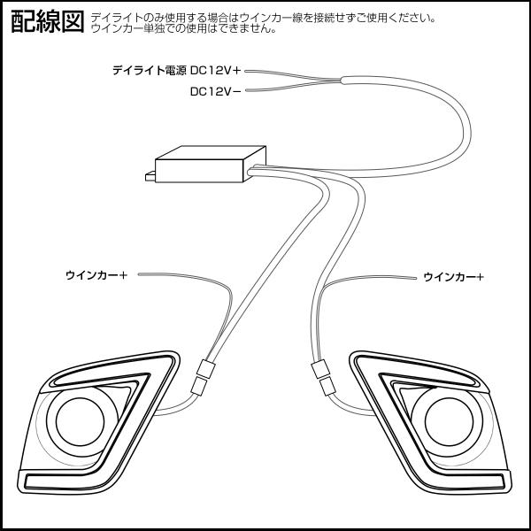 トヨタ GUN125 ハイラックス LEDデイライト付き フォグランプ カバー ウインカー連動 ホワイト アンバーのツインカラーモデル P-382  /【Buyee】