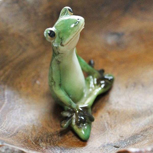 カエル雑貨 開運雑貨 縁起物の置物 かえるオブジェ カエルの置物