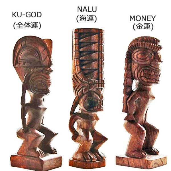 手作りTIKI 木彫りティキ ハワイアン雑貨 ポリネシアン雑貨 ティキ像