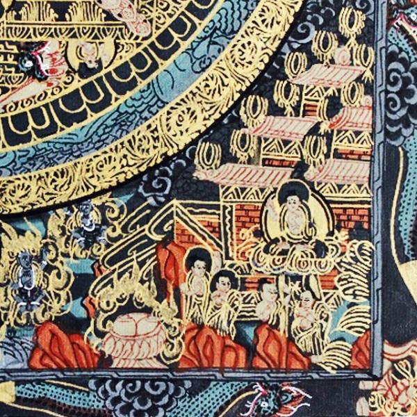 曼荼羅 輪円具足 タンカ マントラ ネパール仏画 ネパール美術