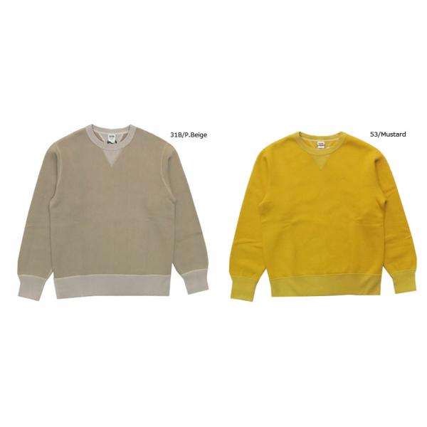 バーンズ BARNS フラットシーマー両Vガゼット・クルーネック