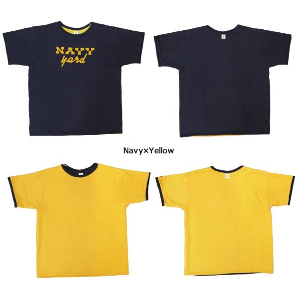 WAREHOUSE ウェアハウス 半袖 リバーシブル プリント Tシャツ