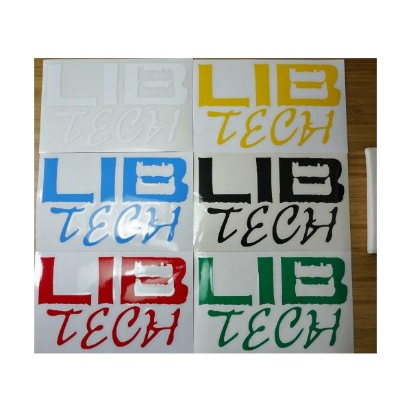 送料無料 LIB TECH リブテック ステッカー LARGE ダイカット