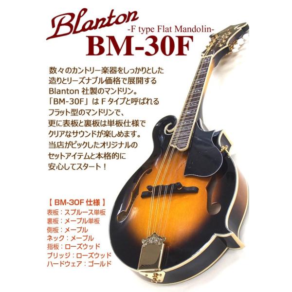 特売 Mandolin BM-30F Blanton マンドリン bm-30f Blanton - ulmer