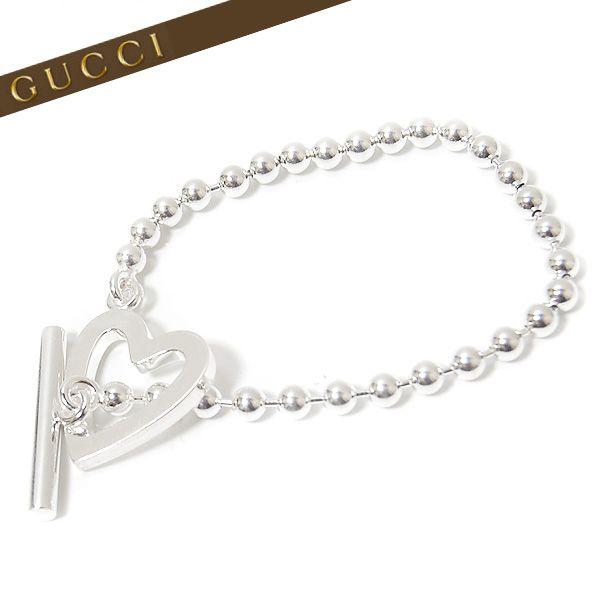 アクセサリー GUCCI GUCCI グッチ ブレスレット レディース ハート ボールチェーン