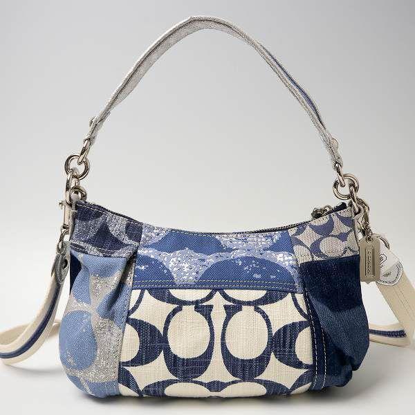 COACH コーチ POPPY デニム ミニショルダーバッグ コーチCOACHバッグ 斜めがけ コーチCOACH POPPYポピー デニム パッチ