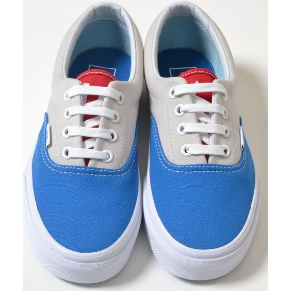 VANS ERA(1966) BLUE/G バンズ エラ ブルー×グレー×レッド メンズ