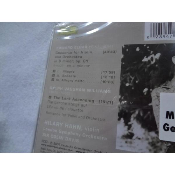 SACDヒラリー・ハーンHilary Hahn Elgar Violin Concerto / Vaughan