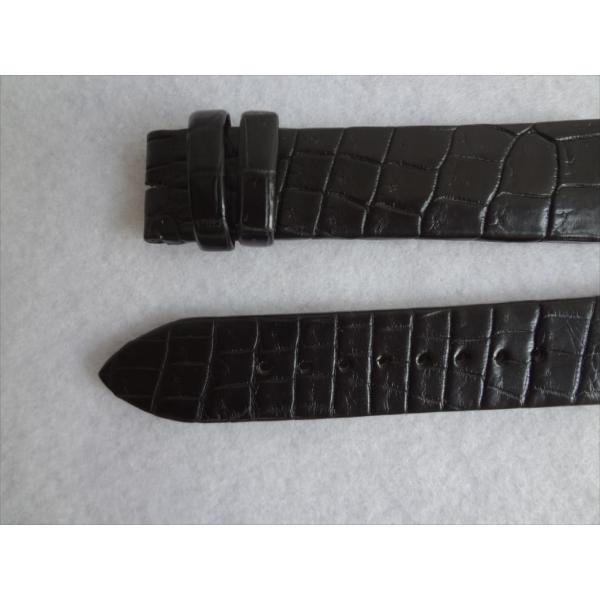 グランドセイコー 純正ベルト 純正尾錠 黒 クロコダイル グランド