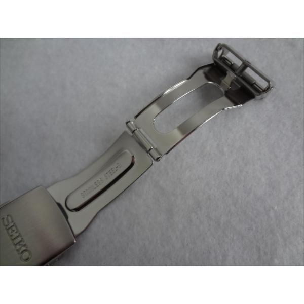 SEIKO 純正 20mm 腕時計バンド7B22-0AZ0 7B42-0AK0 用 牛革 ワニ型押し