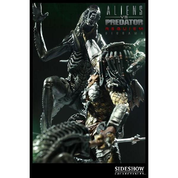 サイドショウ・コレクティブル社「AVP2」“(ウルフ)プレデターVSエイリアン・ウォリアー”ジオラマスタチュー /【Buyee】