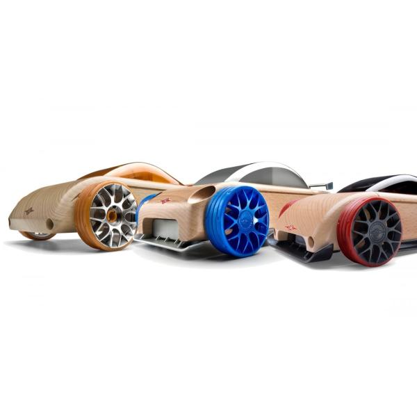 オートモブロックス AUTOMOBLOX 木製ミニカー 2台セット Amazon