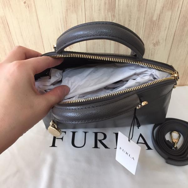 新品 フルラ ハンドバッグ FURLA Piper パイパー S MERCURIO /【Buyee