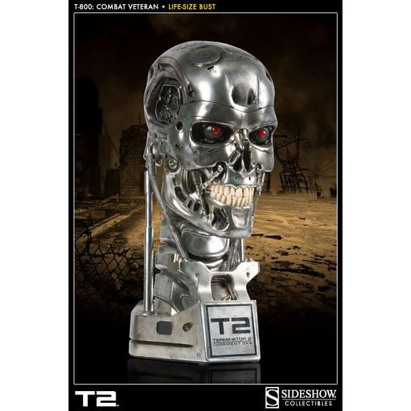 T-800 エンドスケルトン ライフサイズ バスト コンバットver. ターミネーター2 完成品 フィギュア サイドショウ