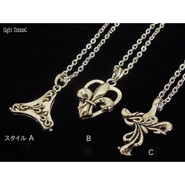 ネックレス ギターピックケース ピック収納 シルバー Rock V系