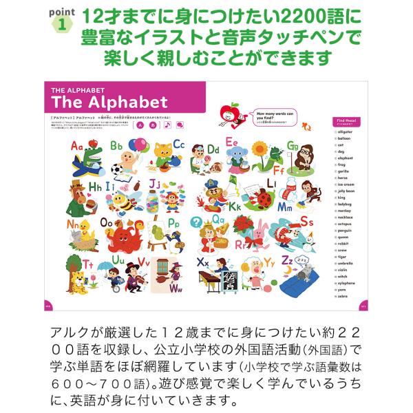 タッチペン付き アルクのえいご絵じてん SUPER アルク 正規販売