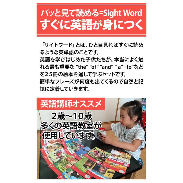 英語絵本25冊アプリ対応Scholastic Nonfiction Sight Word Readers