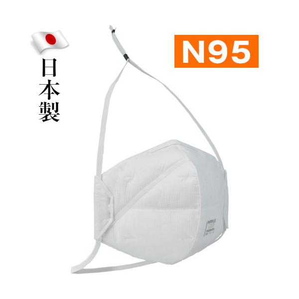 シゲマツ(重松製作所) DD02-N95-2K 使い捨て式 N95 マスク 二つ折り  (10枚入) 送料無料 