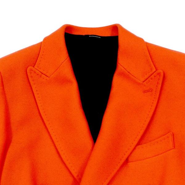 メンズ ダブル コート オレンジ 48 イタリア製 Mサイズ /【Buyee